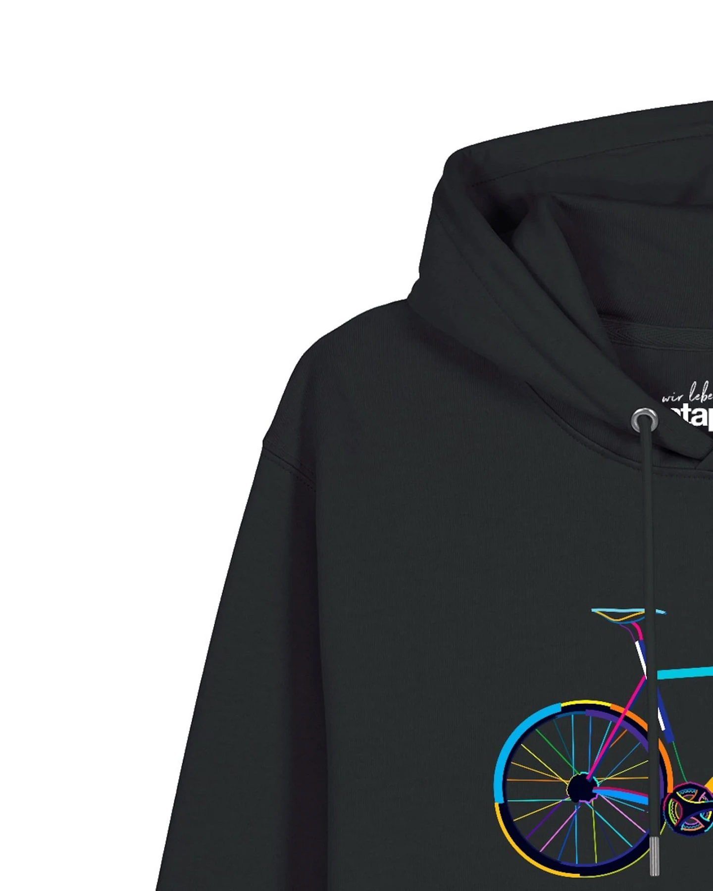 Watapparel Sweatshirt Fahrrad by night – Ansicht 3