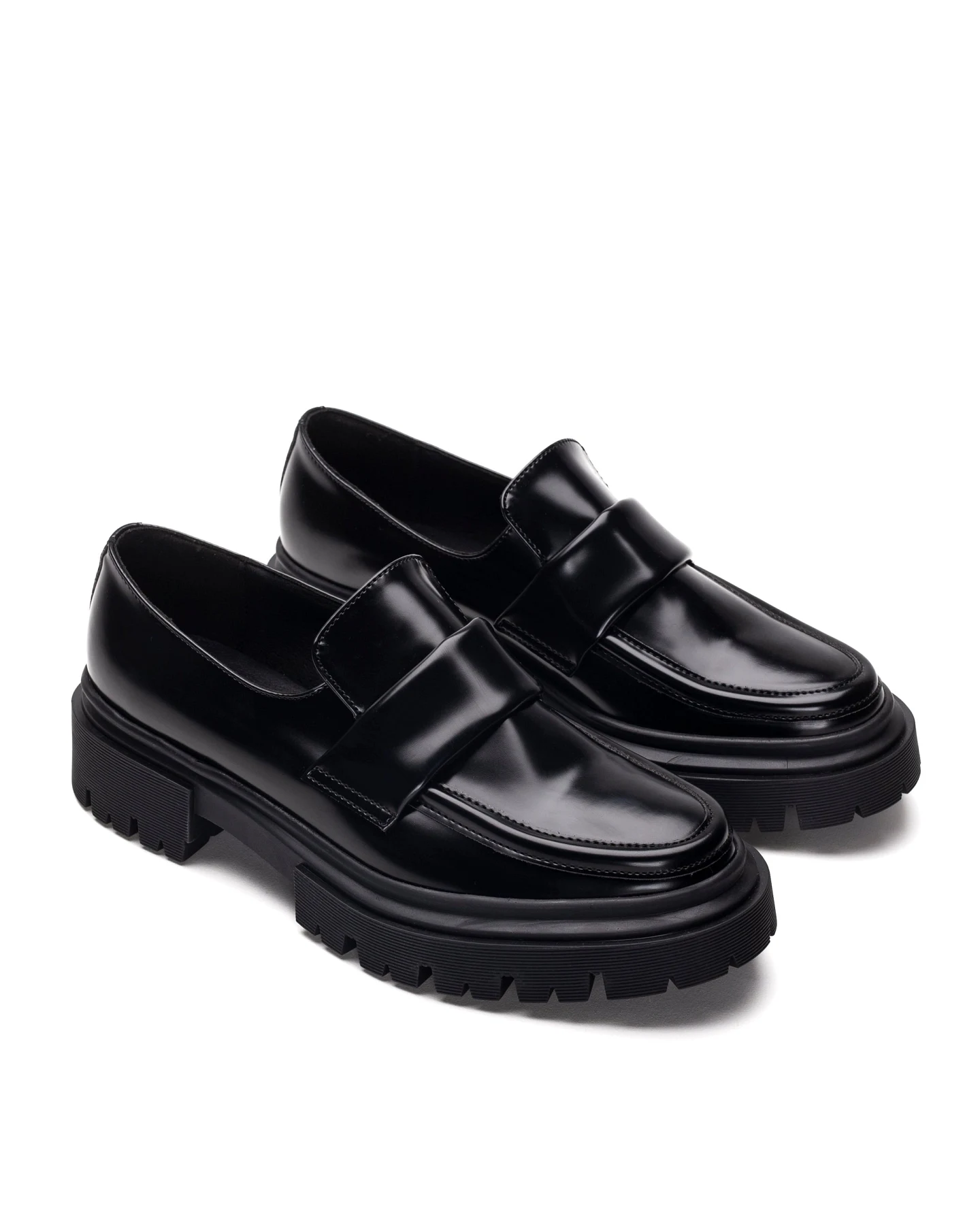 NAE Damen vegan Loafers Esel Schwarz – Ansicht 2