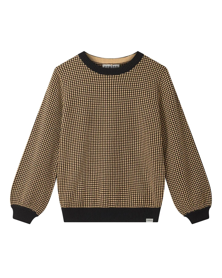KOMODO Damen vegan Pullover Hope Schwarz