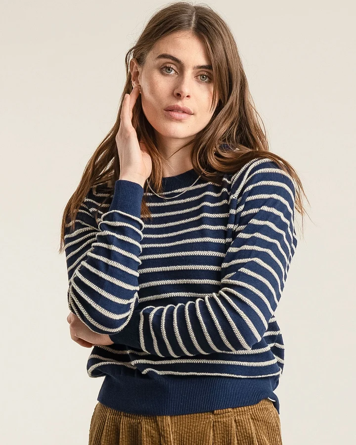 KOMODO Damen vegan Pullover Alma Navy