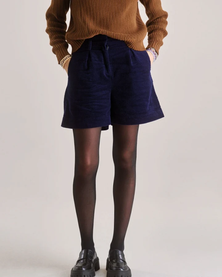 KOMODO Damen vegan Cordshorts Lima Navy