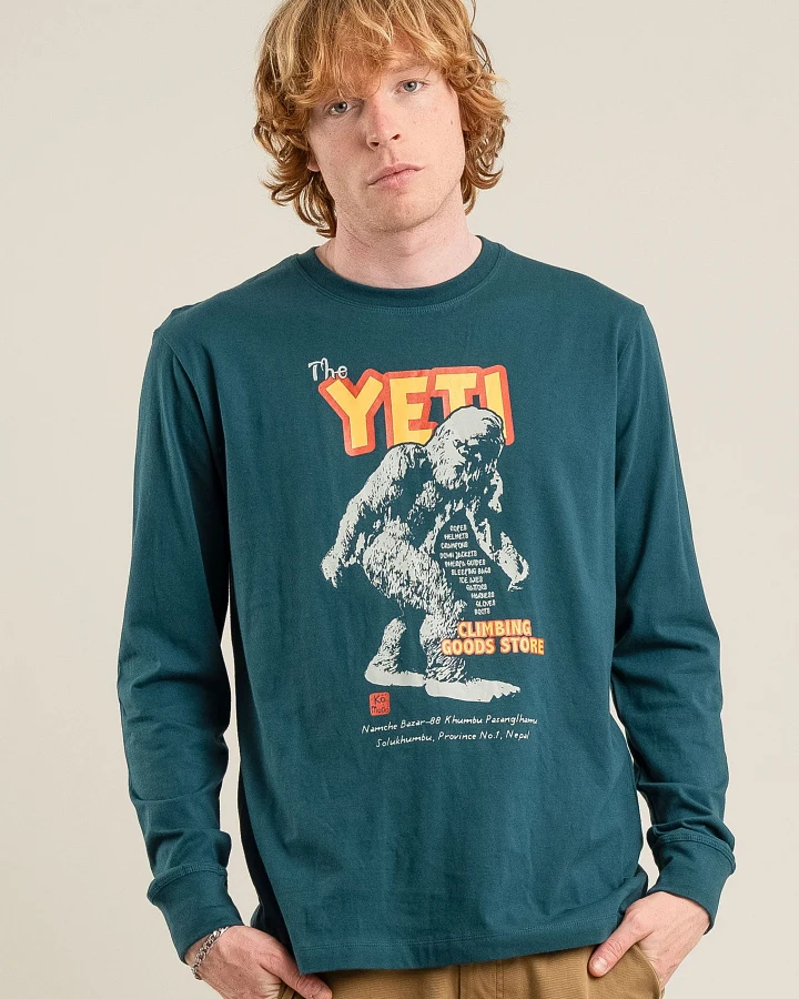 KOMODO Herren vegan T-Shirt Yeti Petrol