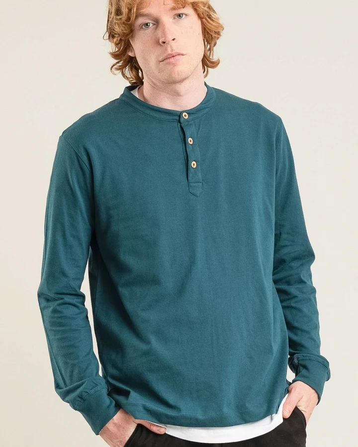KOMODO Herren vegan Oberteil Arlo Teal