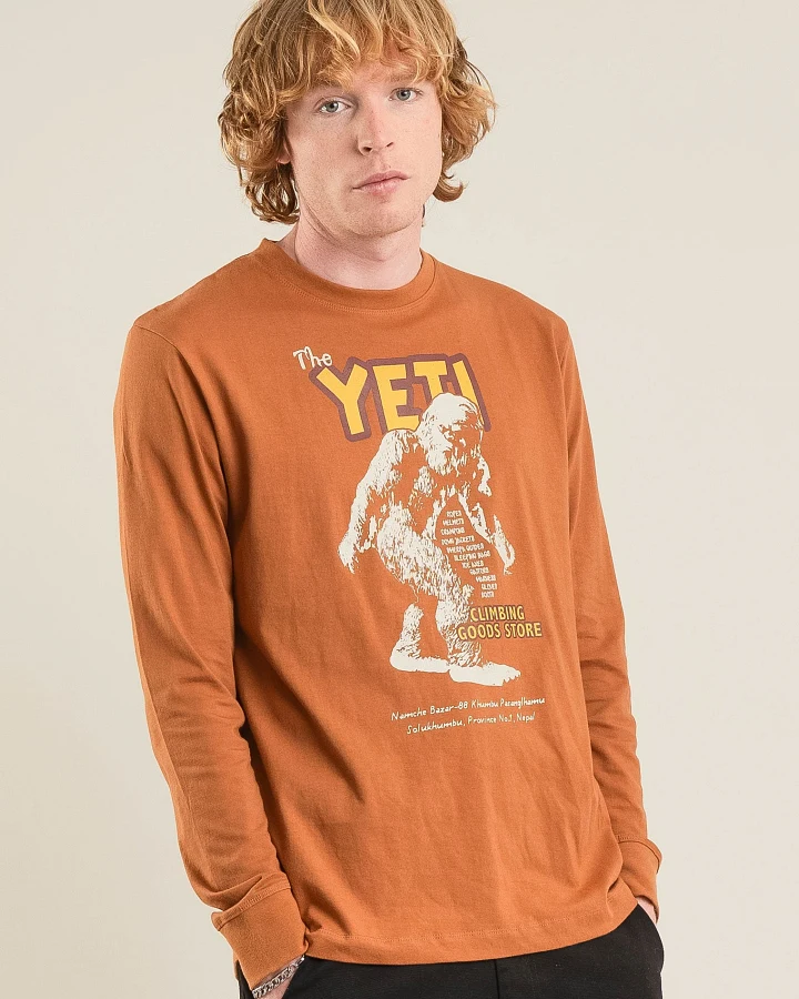 KOMODO Herren vegan T-Shirt Yeti Messing