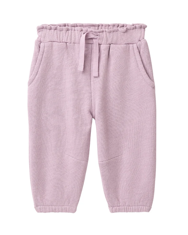 People Wear Organic - Sweathose grauviolett
