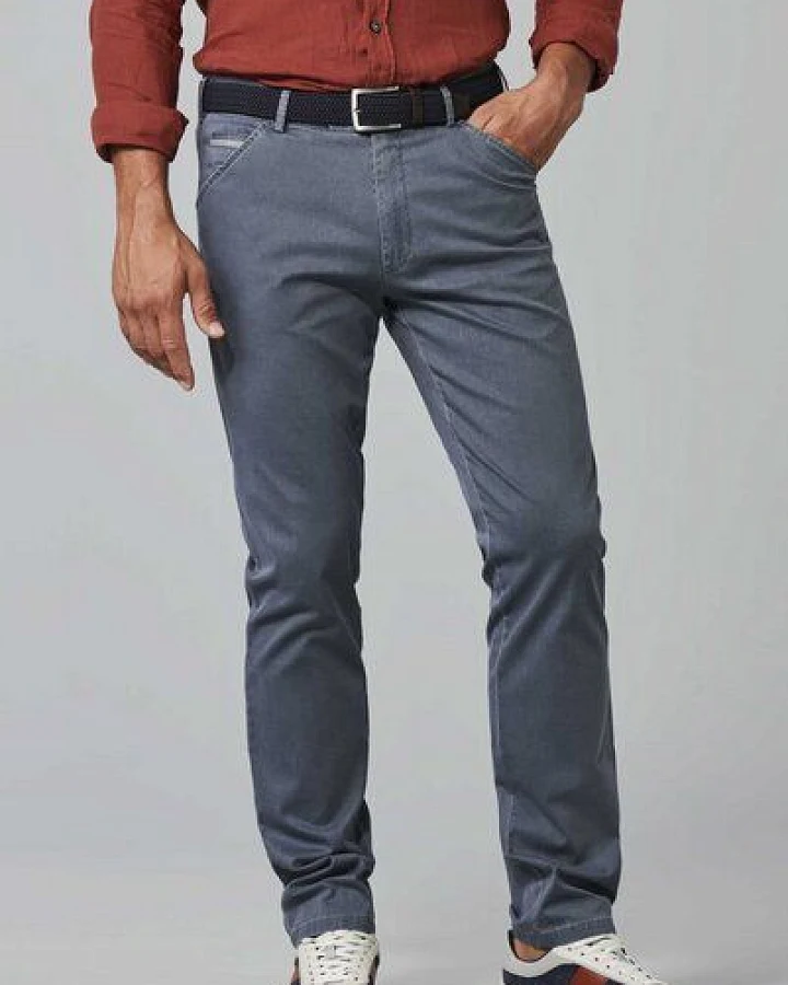 MEYER TWO-TONE-BAUMWOLLSTRETCH CHINO