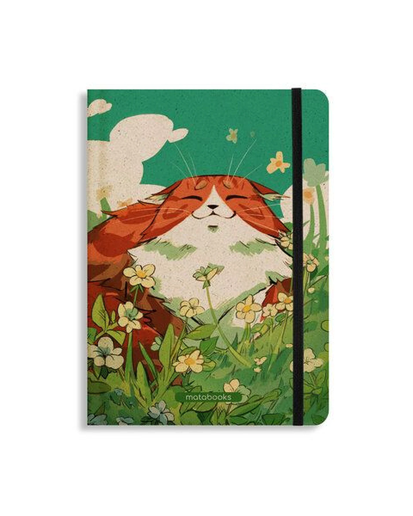 matabooks® Notizbuch A5 liniert aus Süßgraspapier mit Graspapier-Cover – Nari (liniert) – Ansicht 2