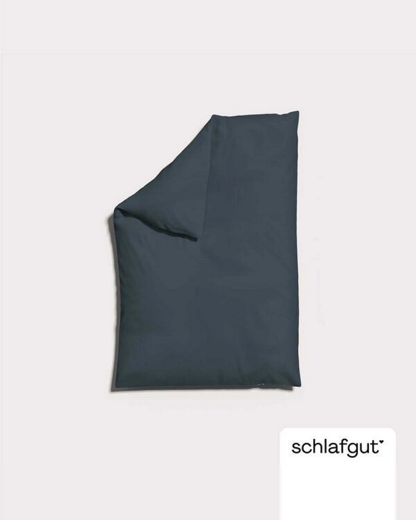 Schlafgut Bettdeckenbezug Knitted Jersey - 95% Biobaumwolle, 5% Elasthan - uni – Ansicht 3