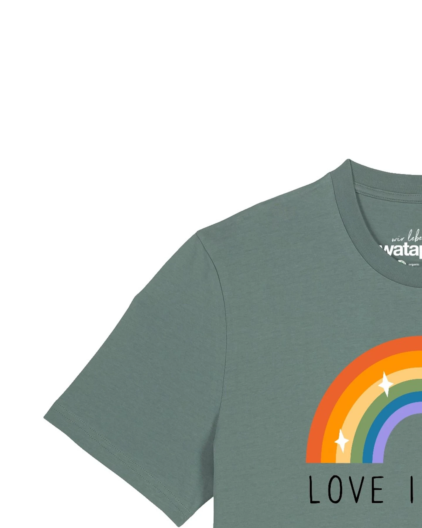 Watapparel T-Shirt Love is Love – Ansicht 3