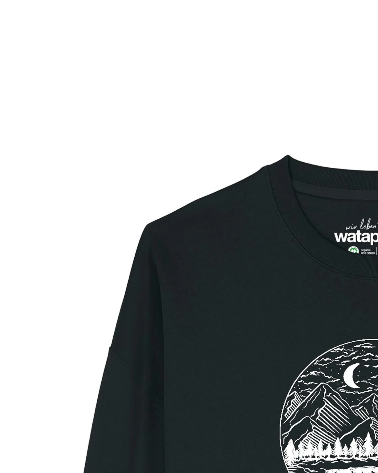 Watapparel Sweatshirt Mountains by night – Ansicht 3