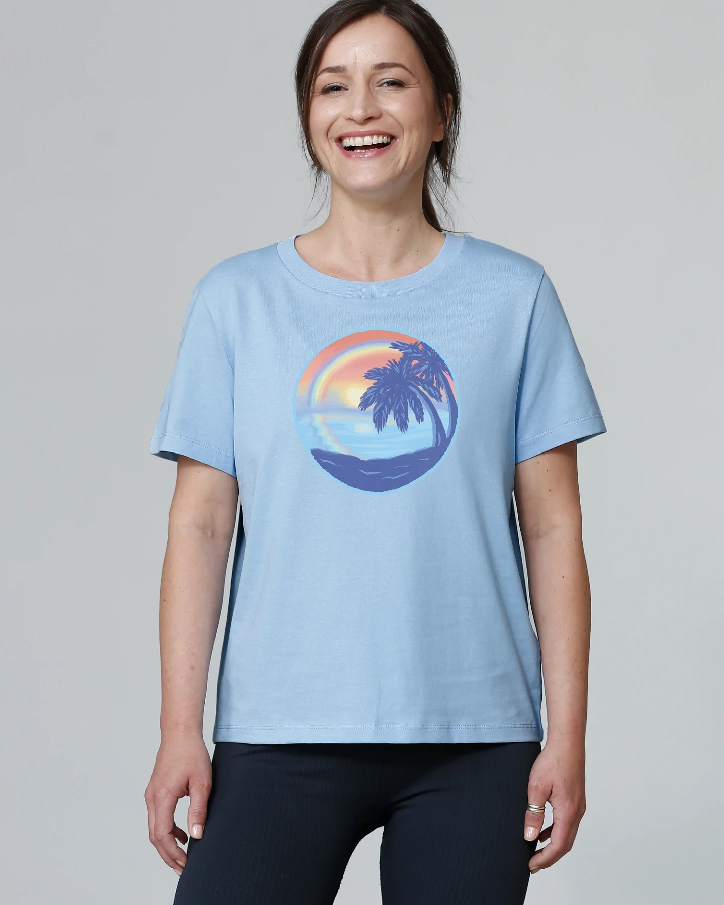 Watapparel Shirt Sunset Rainbow – Ansicht 2