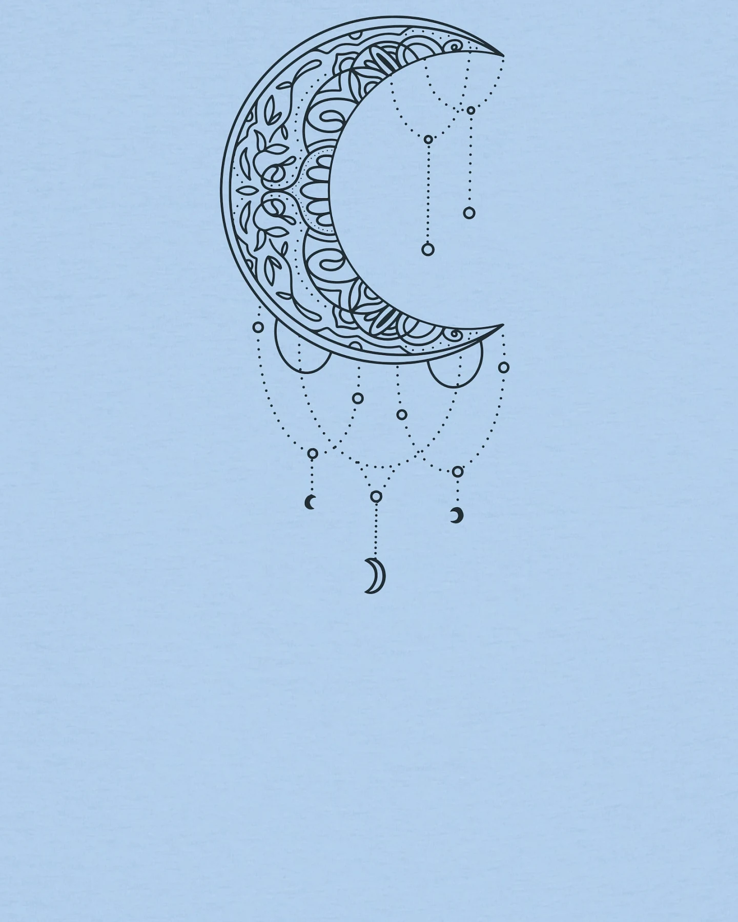 Watapparel T-Shirt Mandala Moon – Ansicht 3