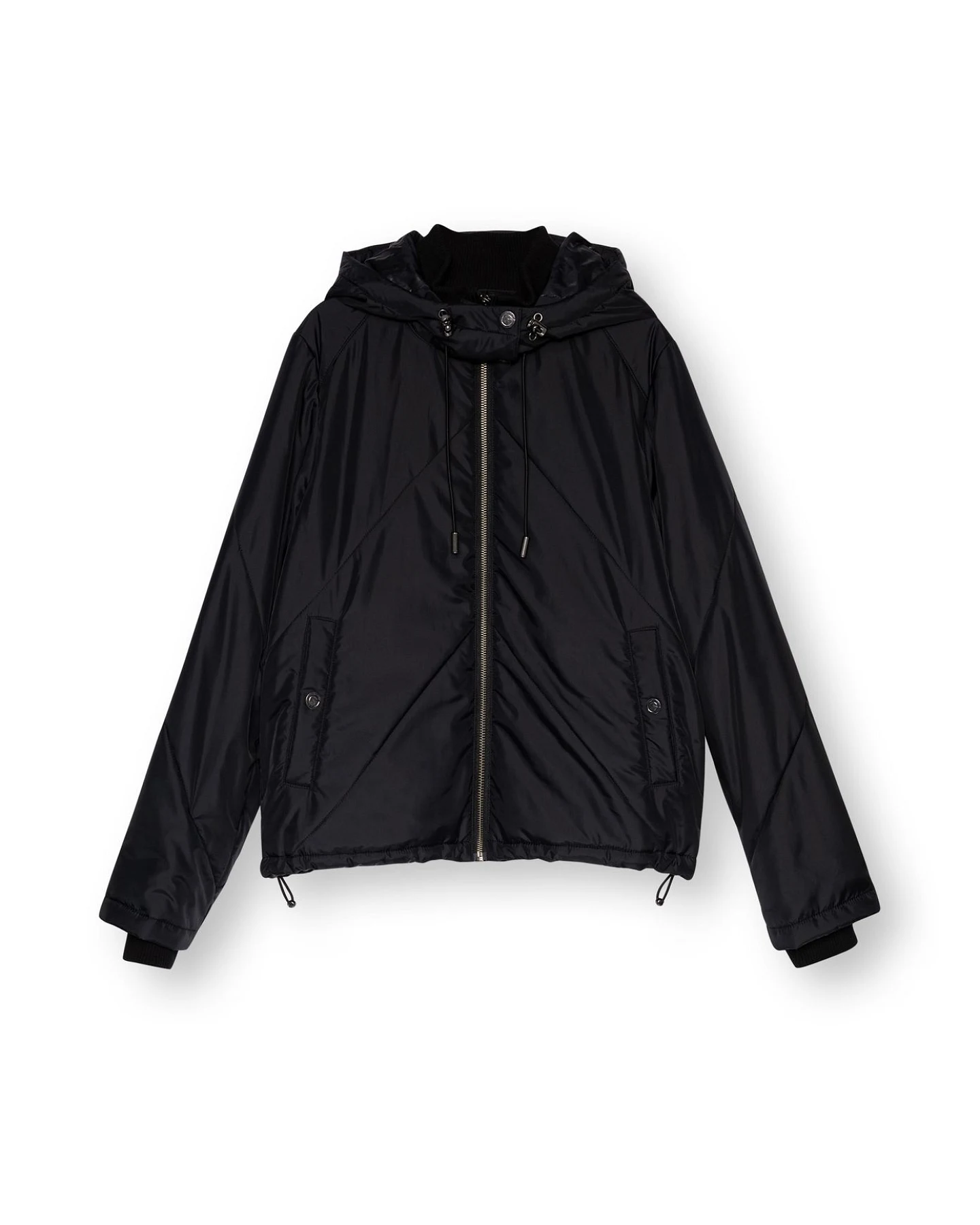 ThokkThokk Damen vegan Kurze Jacke Schwarz – Ansicht 2