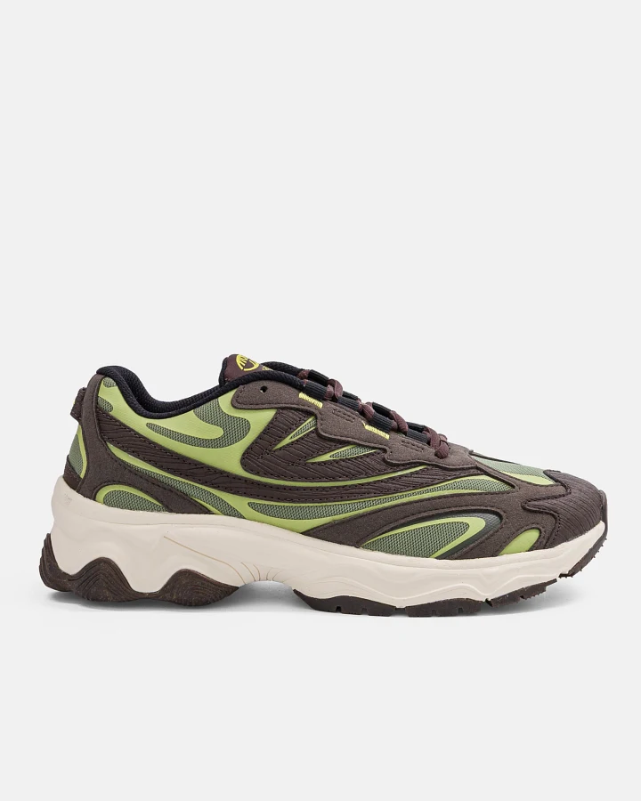 MoEa Herren vegan Sneaker Dragonfly Grün/Acid Mushroom