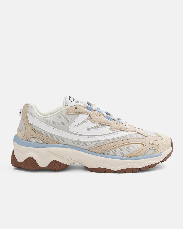 MoEa Herren vegan Sneaker Dragonfly Beige/Weiß Corn