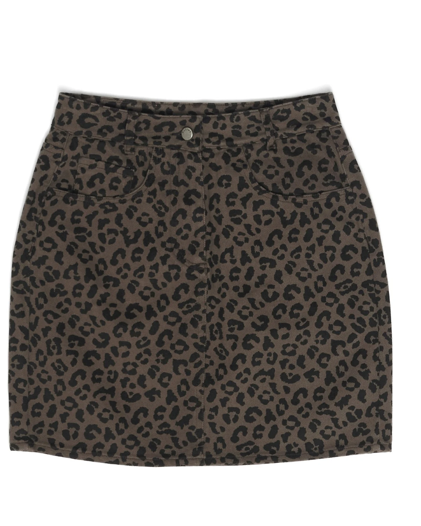 Rock Printed Mini Denim Leo Braun – Ansicht 6