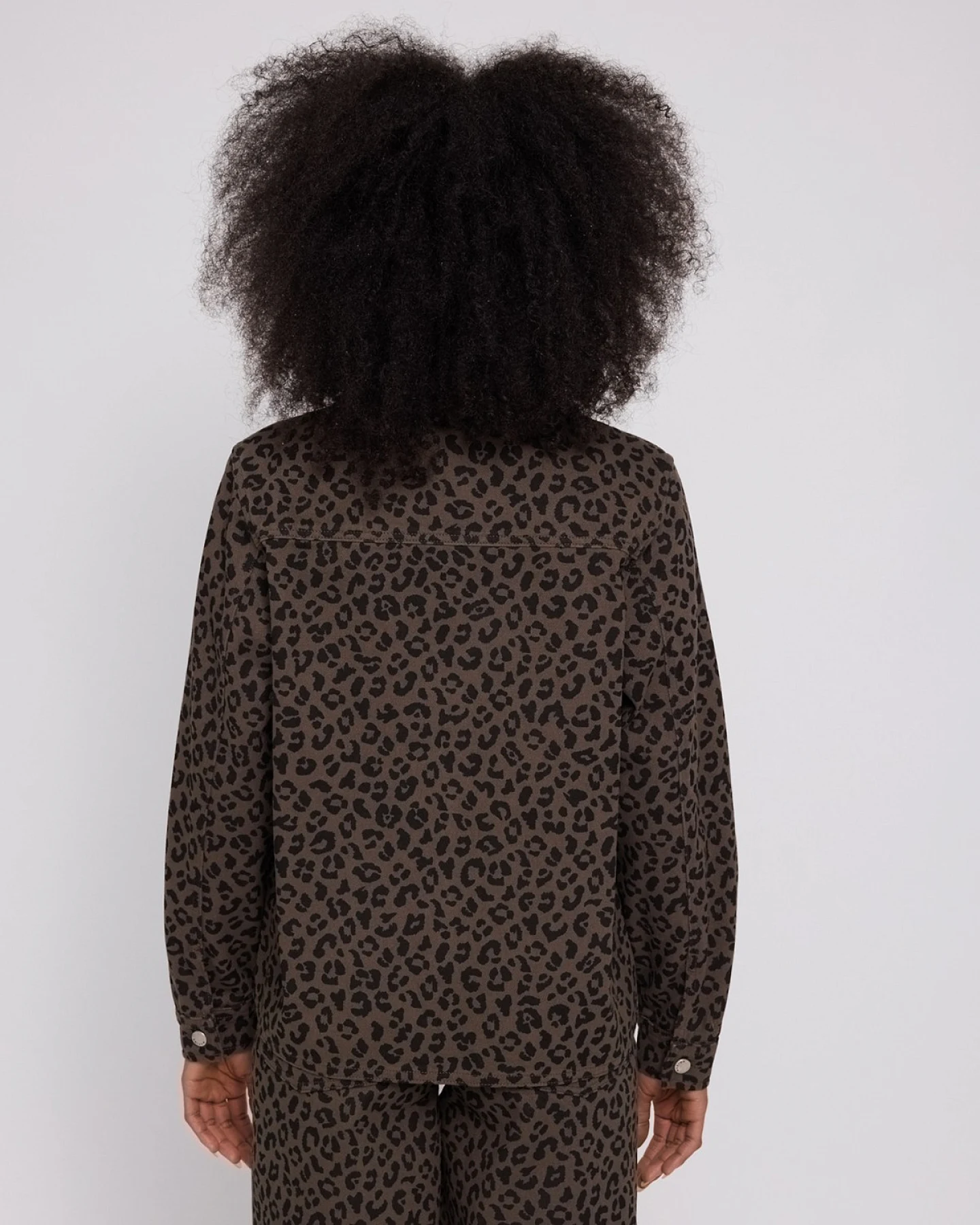 Jacke Printed Denim Leo Braun – Ansicht 5