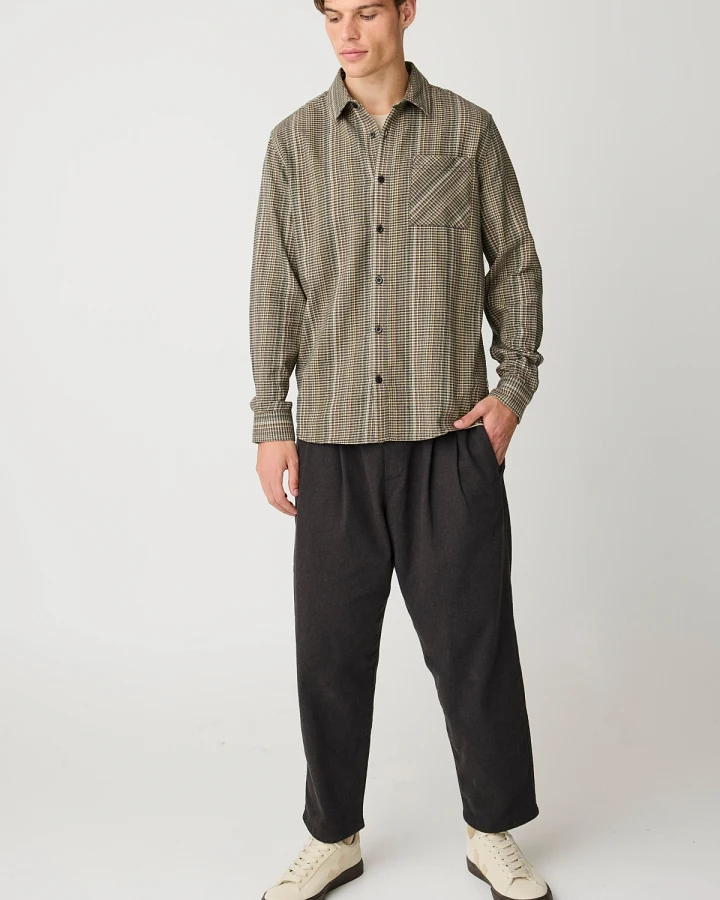 Hemd Dune Regular Mullti Check Braun