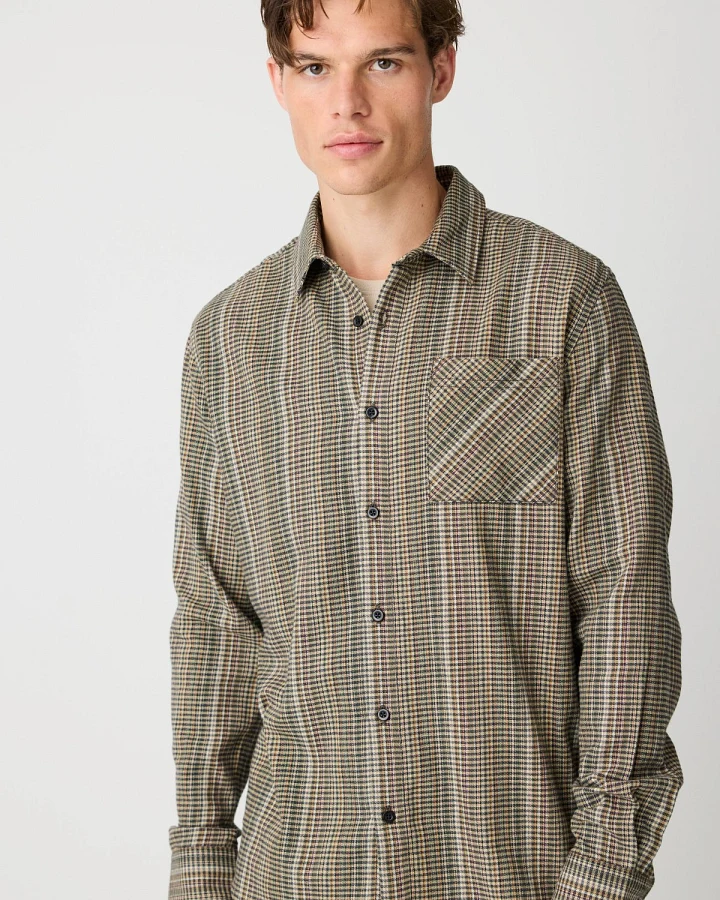 Hemd Dune Regular Mullti Check Braun