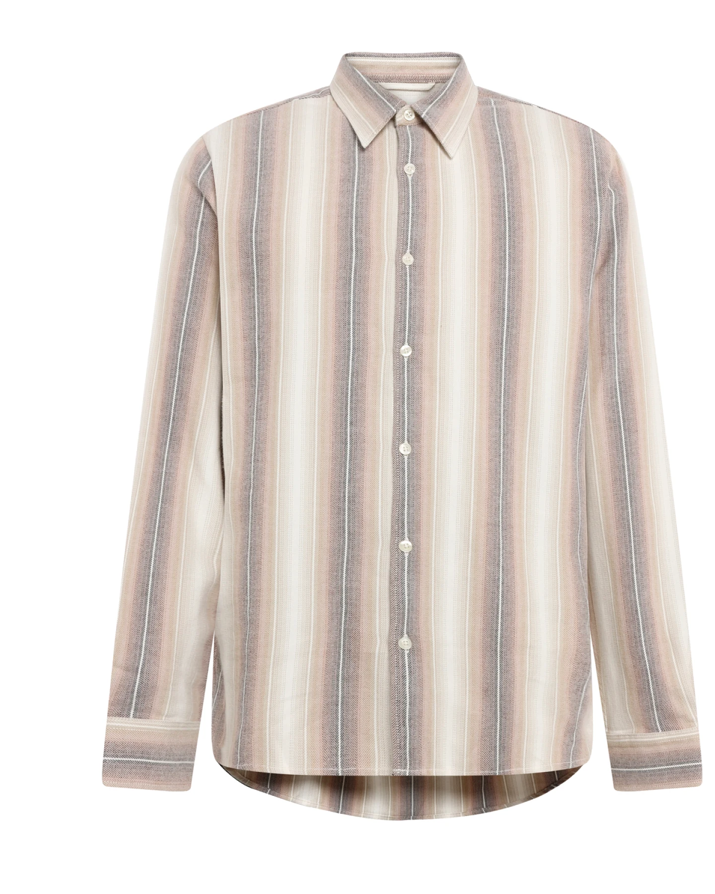 Hemd Dune Regular Stripe Beige – Ansicht 5