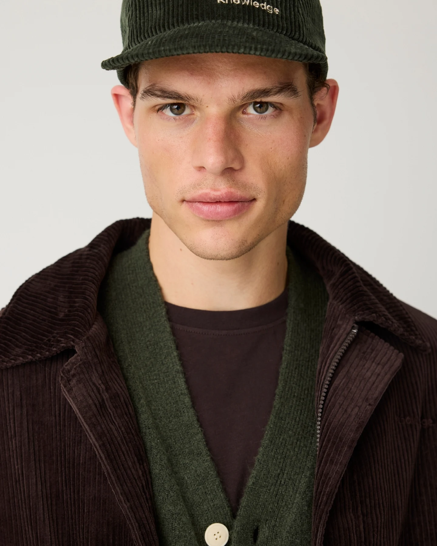 Jacke Corduroy Bomber Braun – Ansicht 3