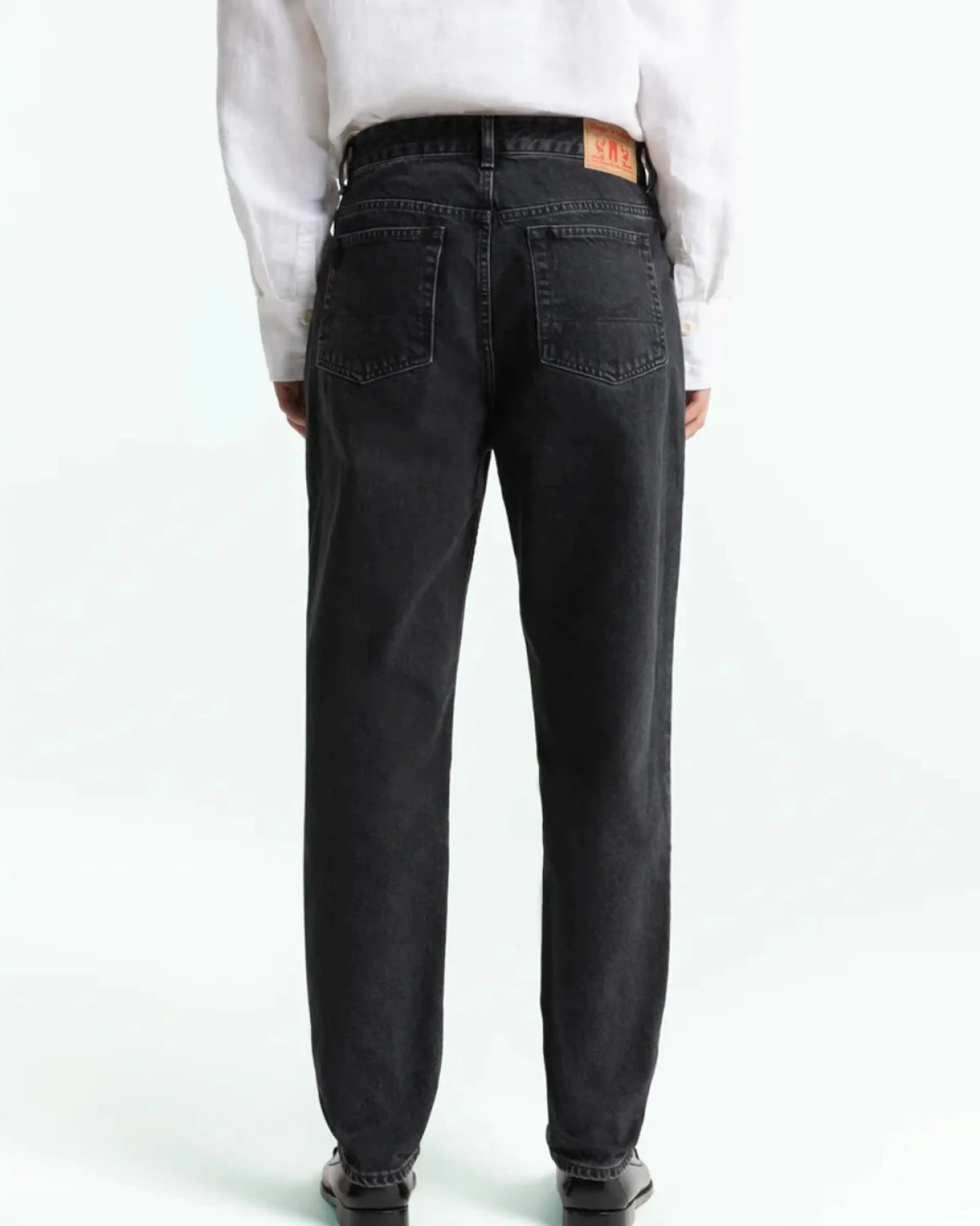 Jeans Caroline Cropped Holo Grey Used – Ansicht 4