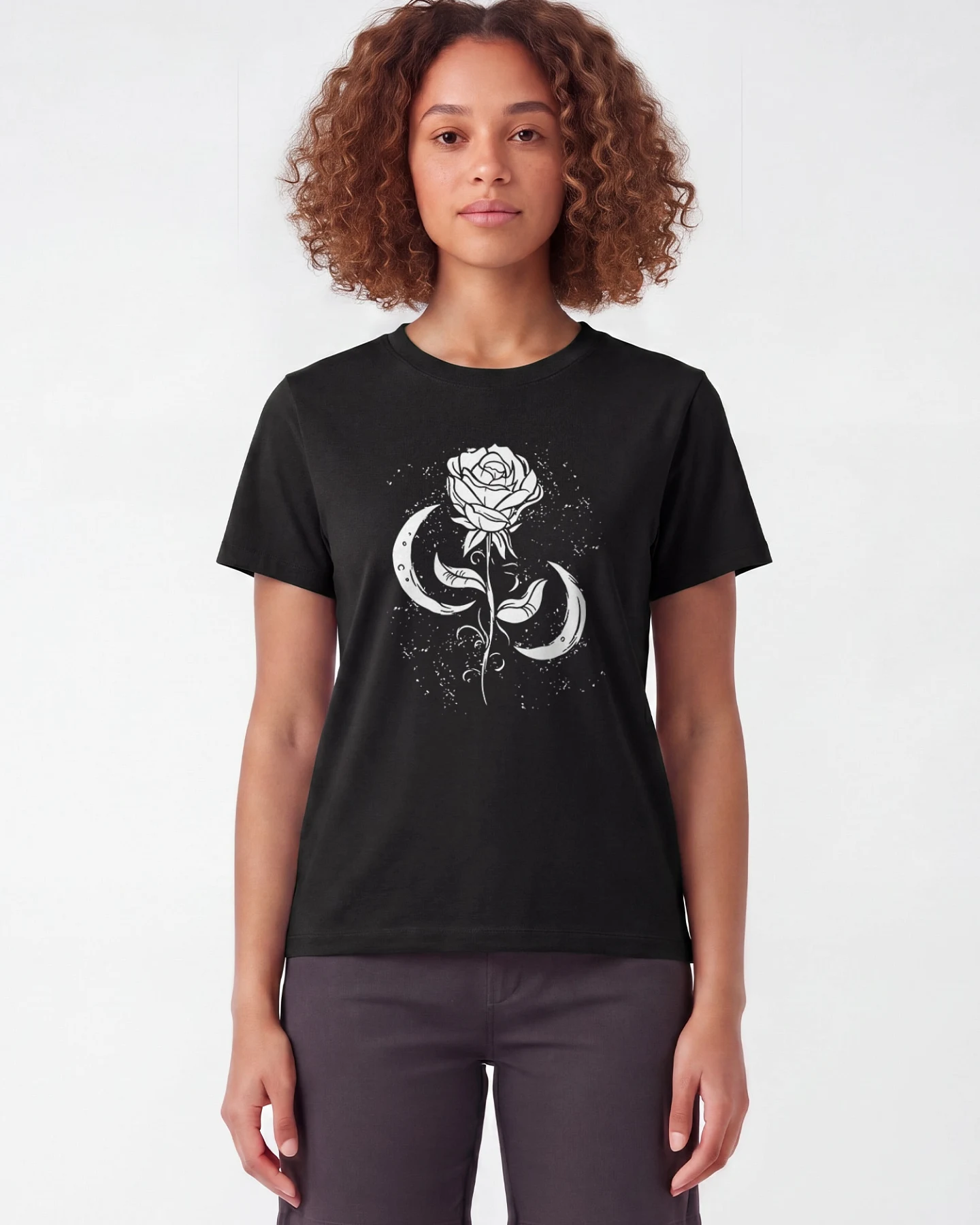 Watapparel T-Shirt Rose und Mond – Ansicht 2