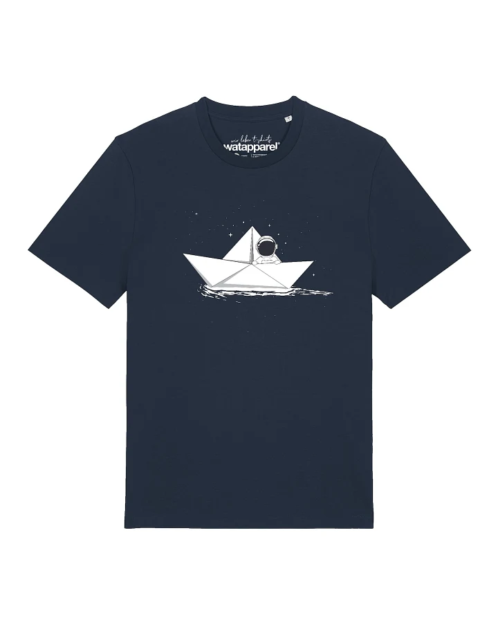 Watapparel T-Shirt Astronaut in paper boat