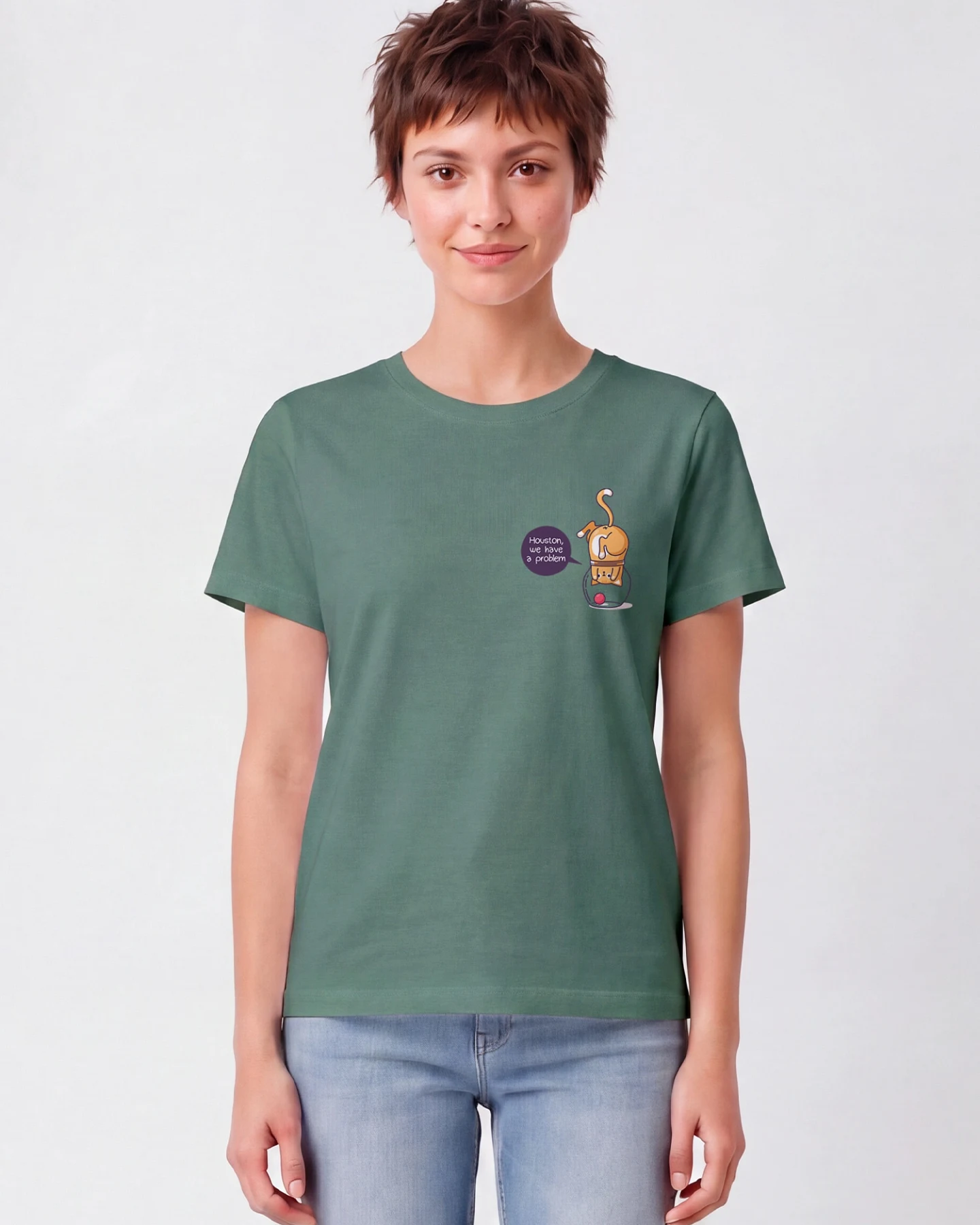 Watapparel T-Shirt Funny Cat – Ansicht 2