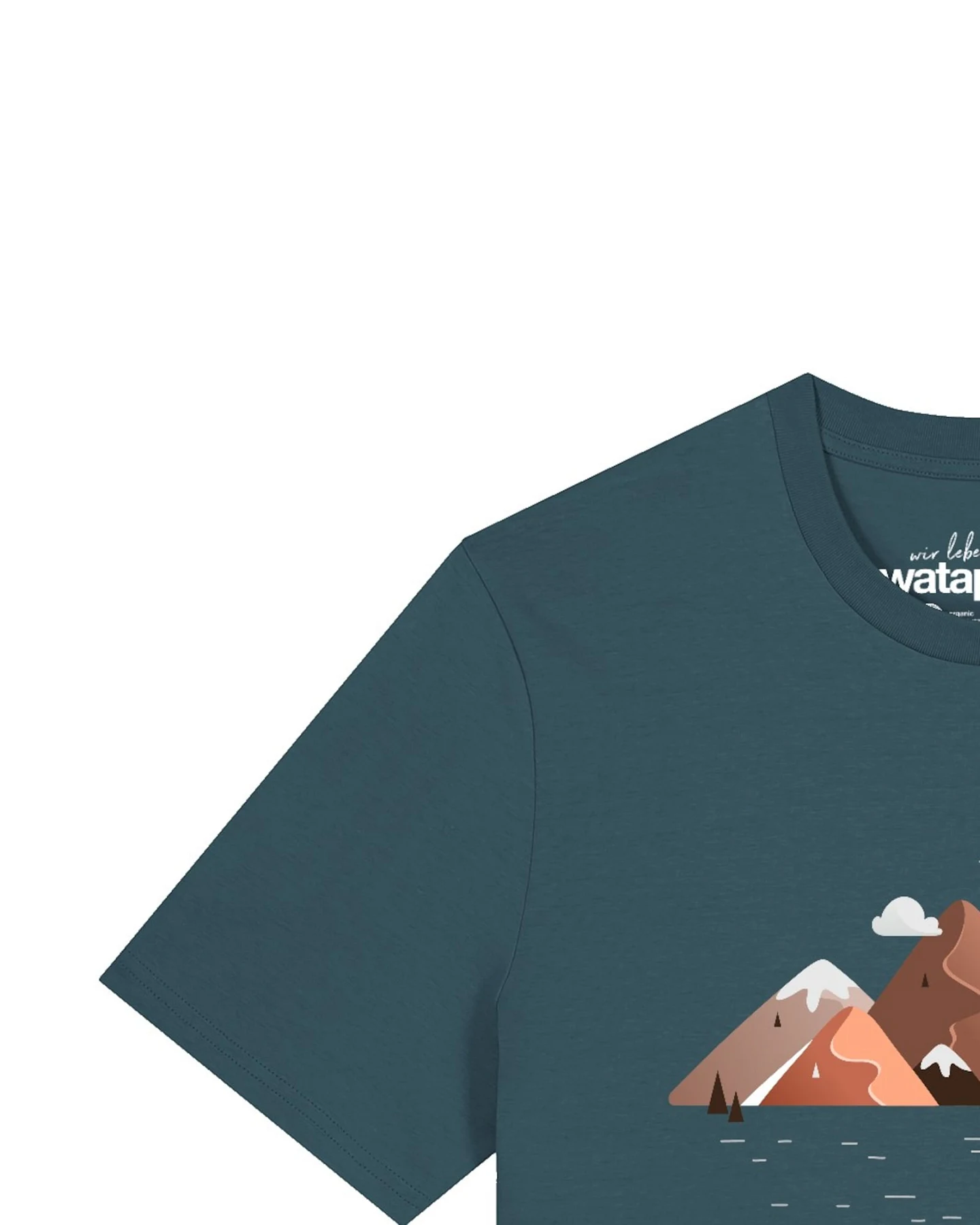 Watapparel T-Shirt Mountains & Moon – Ansicht 3