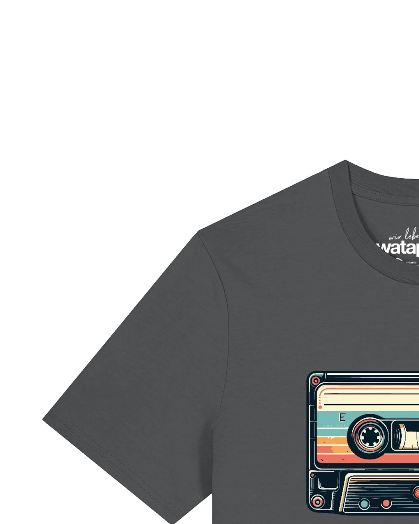 Watapparel T-Shirt Retro Kassette – Ansicht 3