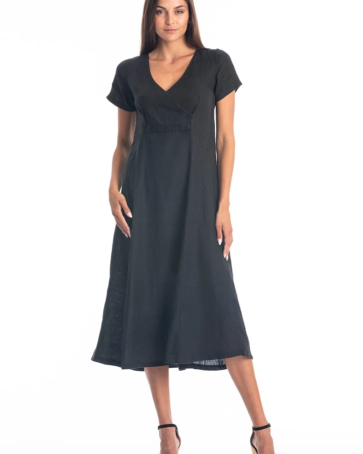 RAVENS VIEW IBIZA Damen vegan Kleid Bellagio Schwarz