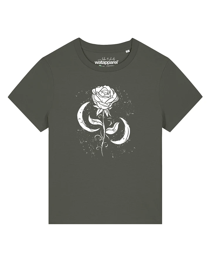 Watapparel T-Shirt Rose Und Mond