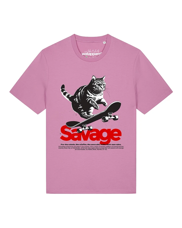 Produktseite: Watapparel T-Shirt Savage Cat