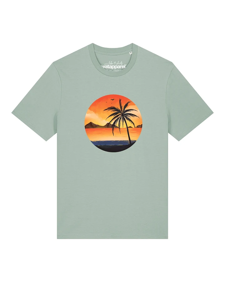 Watapparel T-Shirt Sunset On Palm Beach