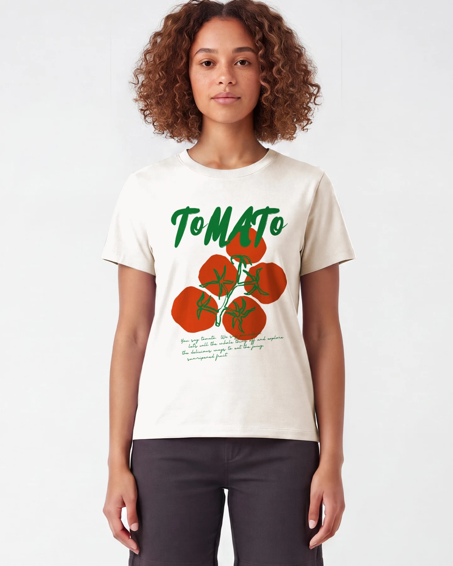 Watapparel T-Shirt Tomato – Ansicht 2