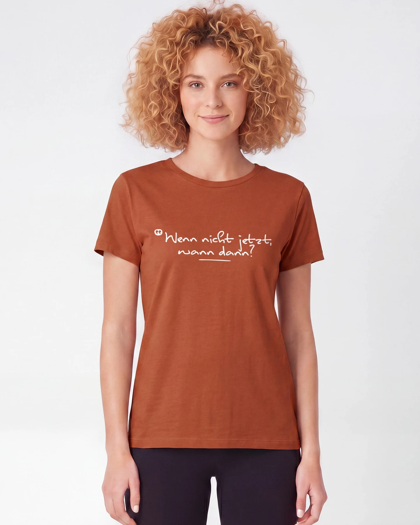 Watapparel T-Shirt Wenn Nicht Jetzt Wann Dann – Ansicht 2
