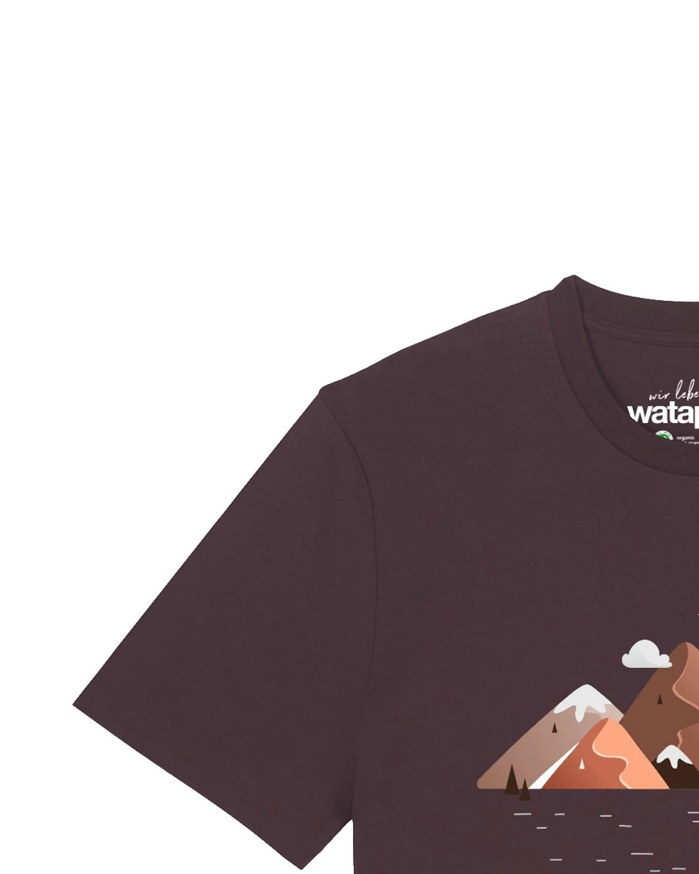 Watapparel T-Shirt Mountains & Moon – Ansicht 3