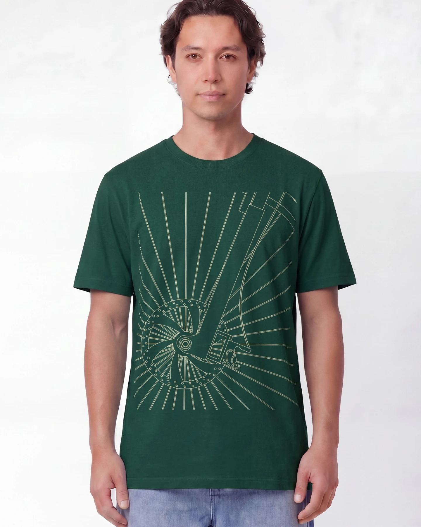 Watapparel T-Shirt Fahrradspeichen – Ansicht 2