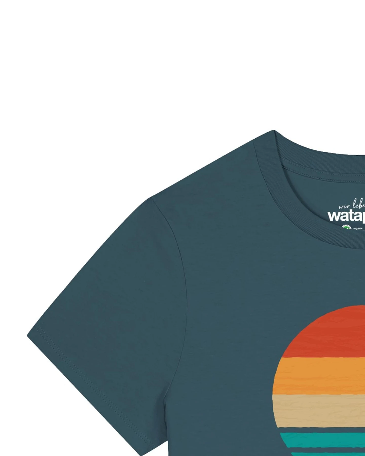 Watapparel T-Shirt Retro Sunset Ocean – Ansicht 3