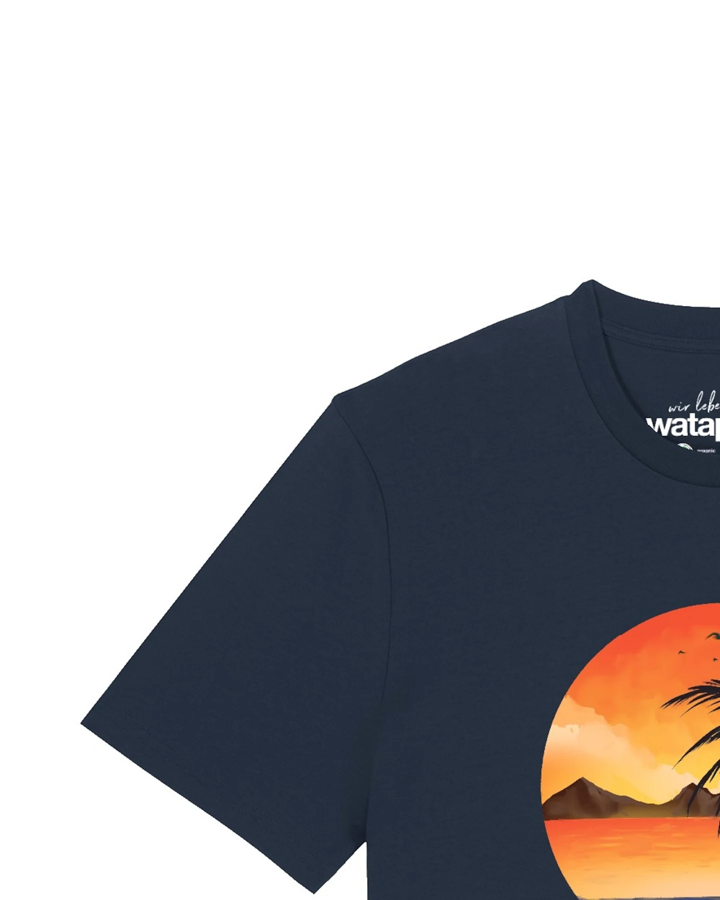 Watapparel T-Shirt Sunset on palm beach – Ansicht 3
