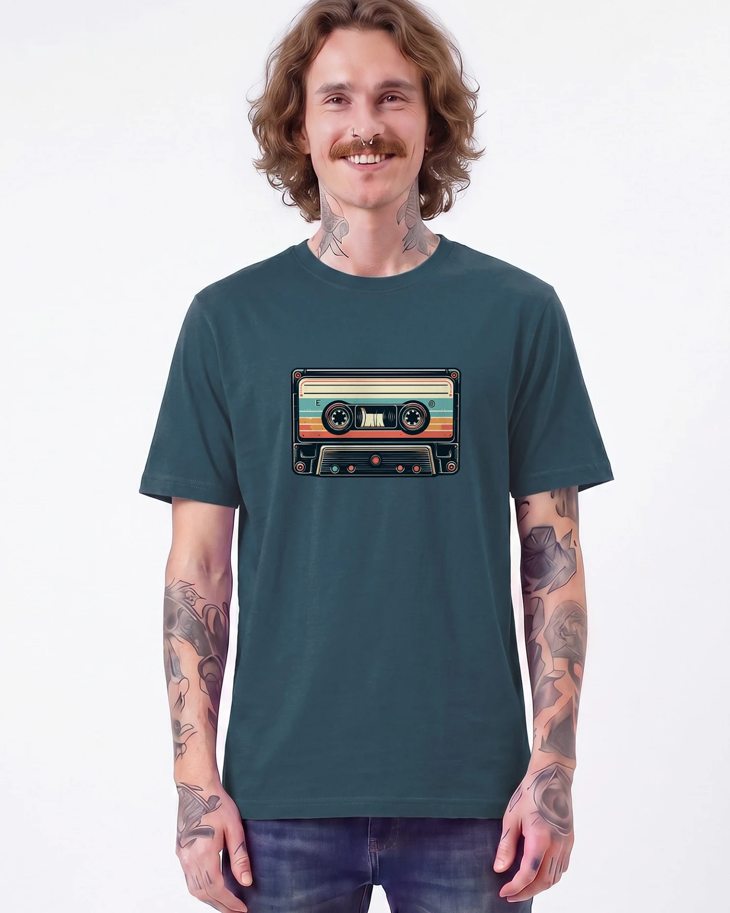 Watapparel T-Shirt Retro Kassette – Ansicht 2