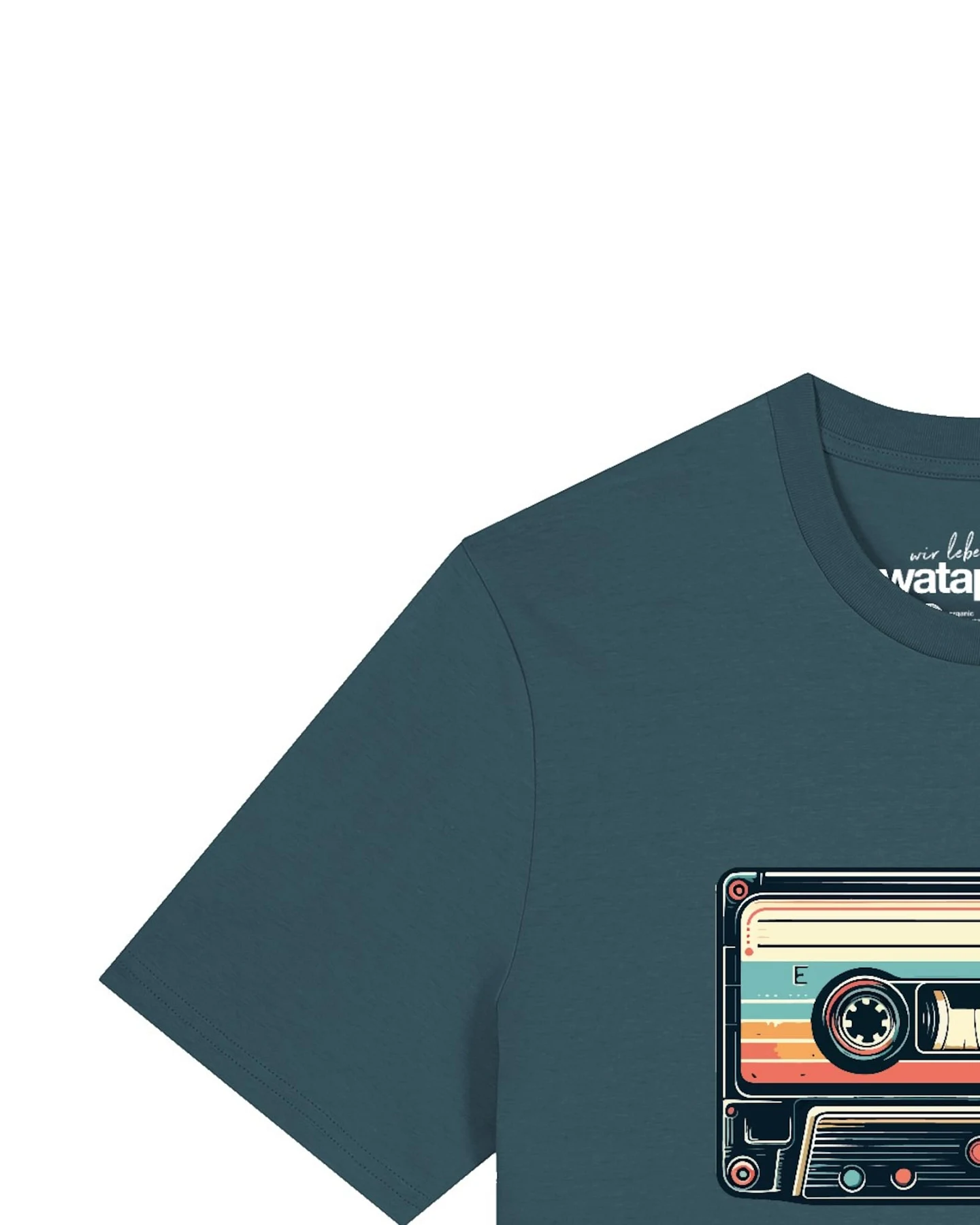 Watapparel T-Shirt Retro Kassette – Ansicht 3