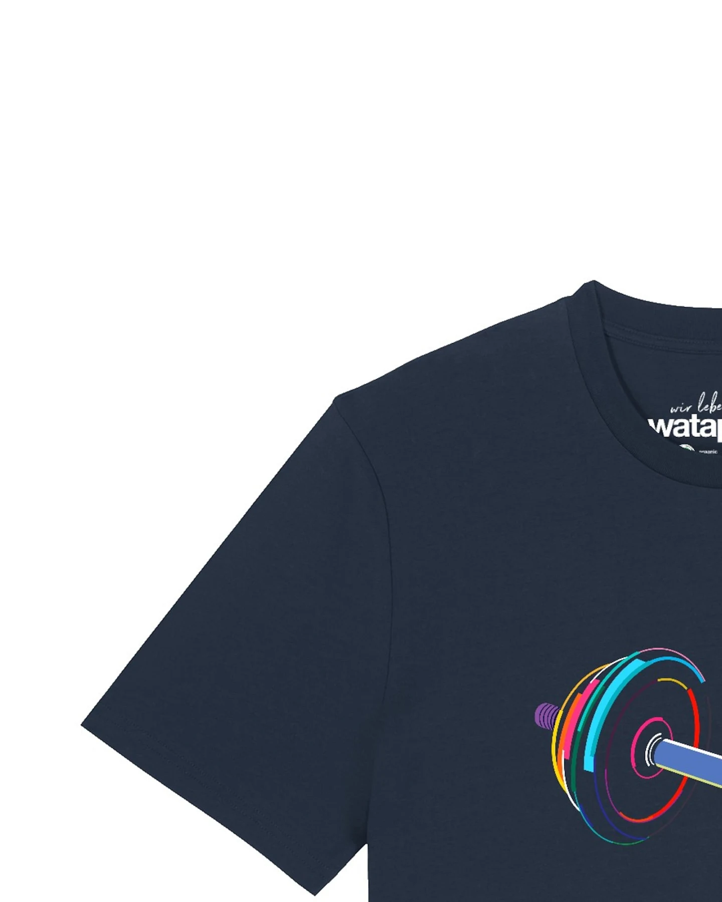 Watapparel T-Shirt 80s Hantel – Ansicht 3