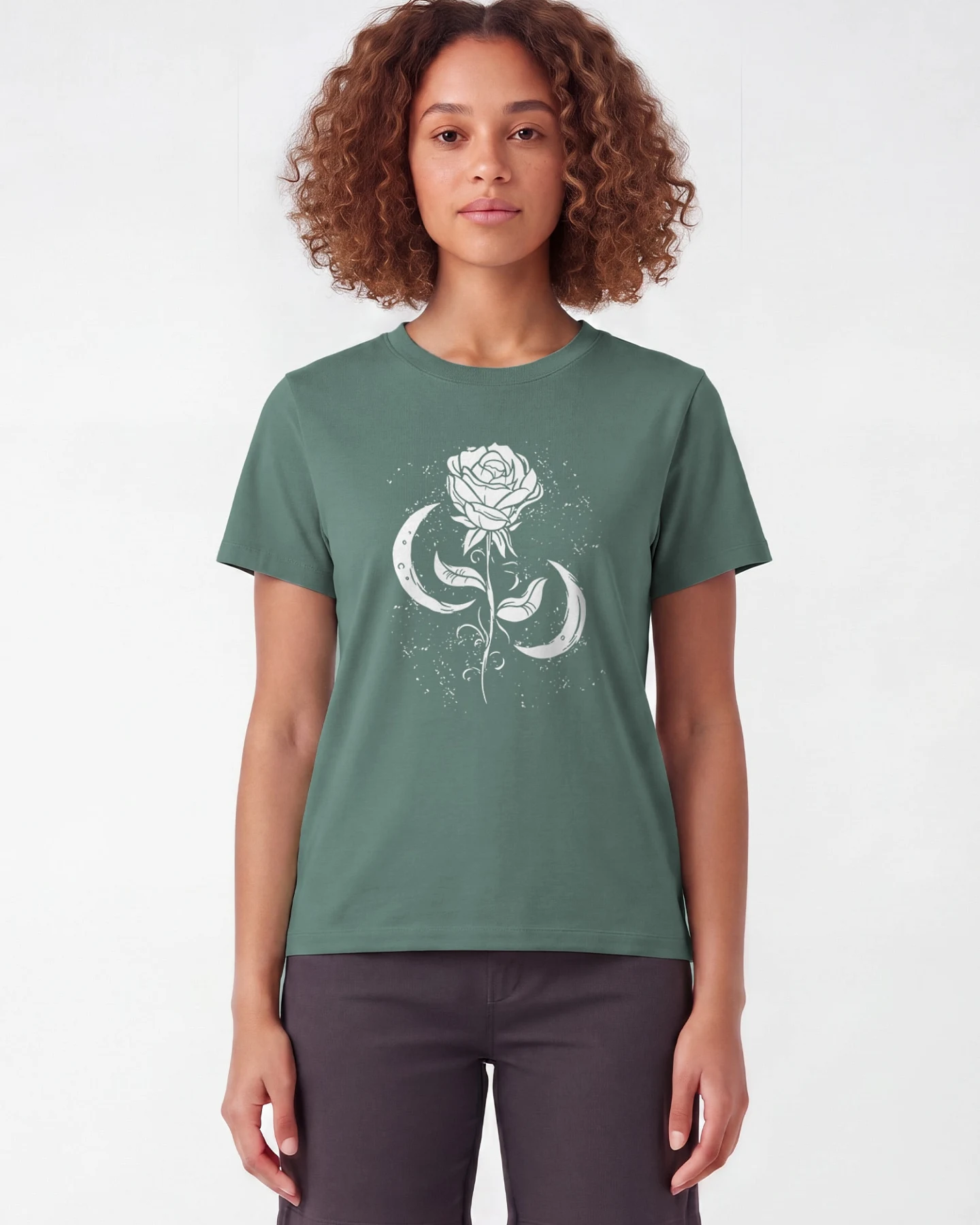 Watapparel T-Shirt Rose und Mond – Ansicht 2