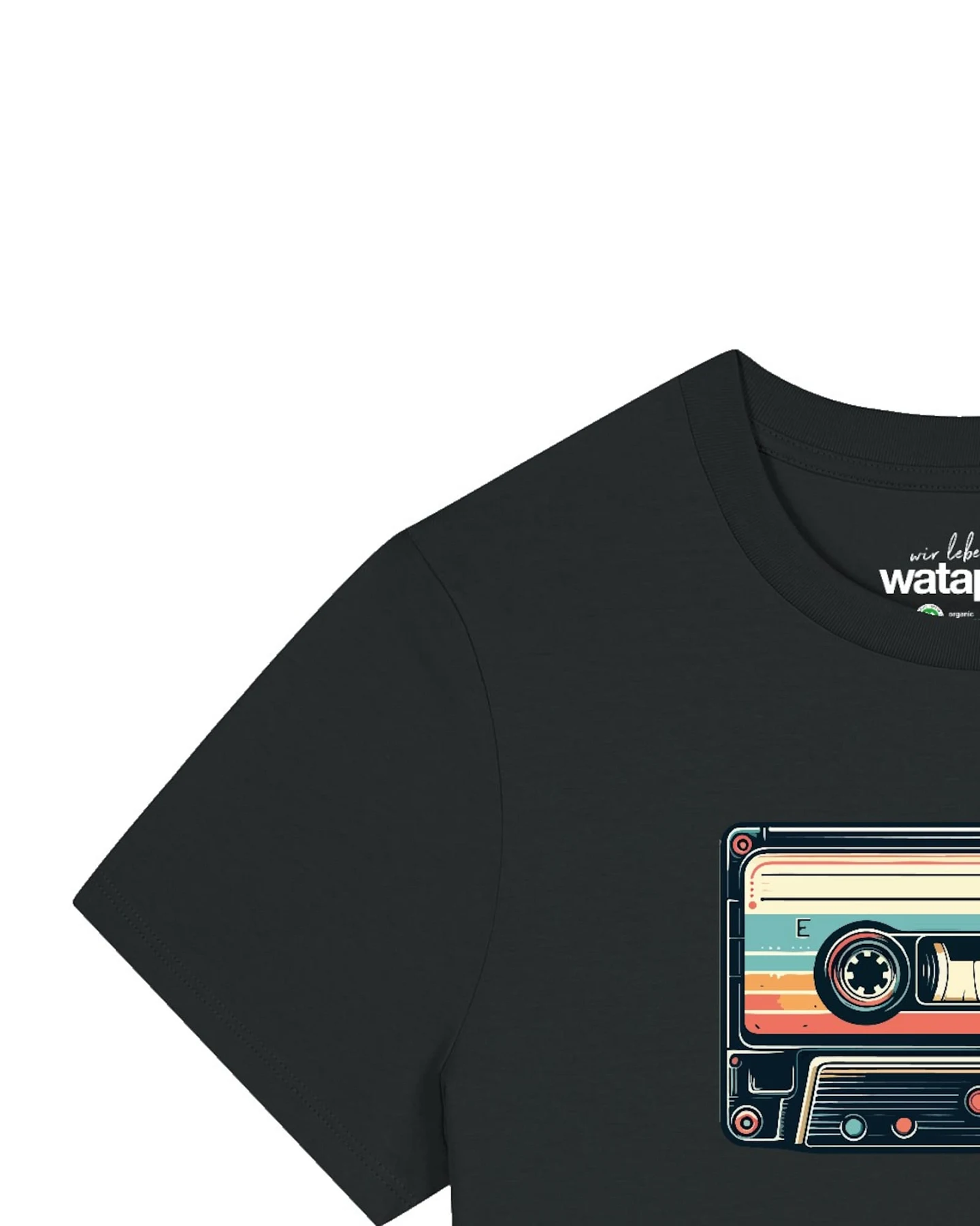 Watapparel T-Shirt Retro Kassette – Ansicht 3