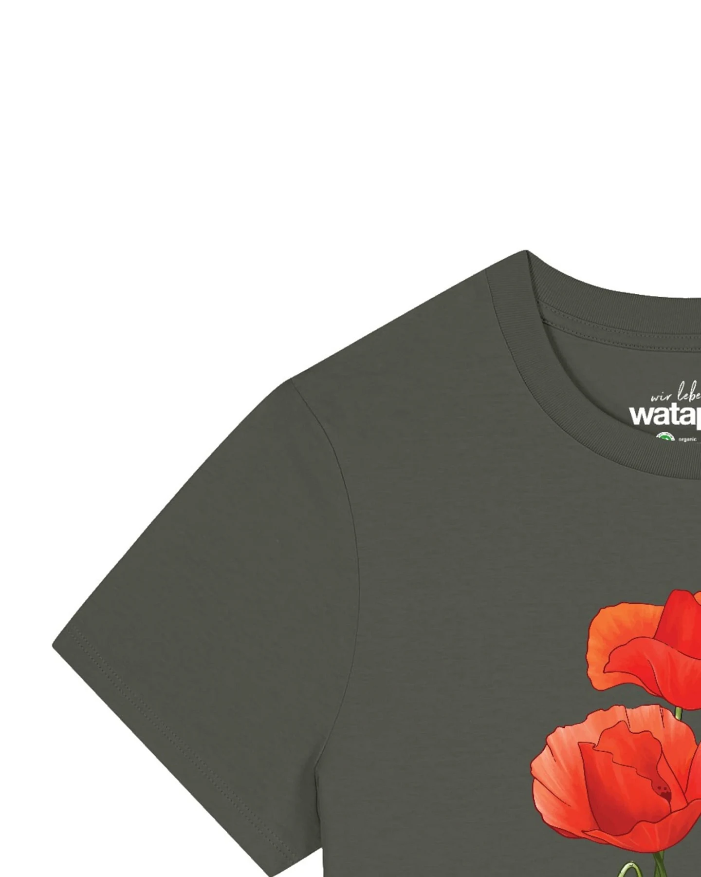 Watapparel T-Shirt Poppy Flowers – Ansicht 3
