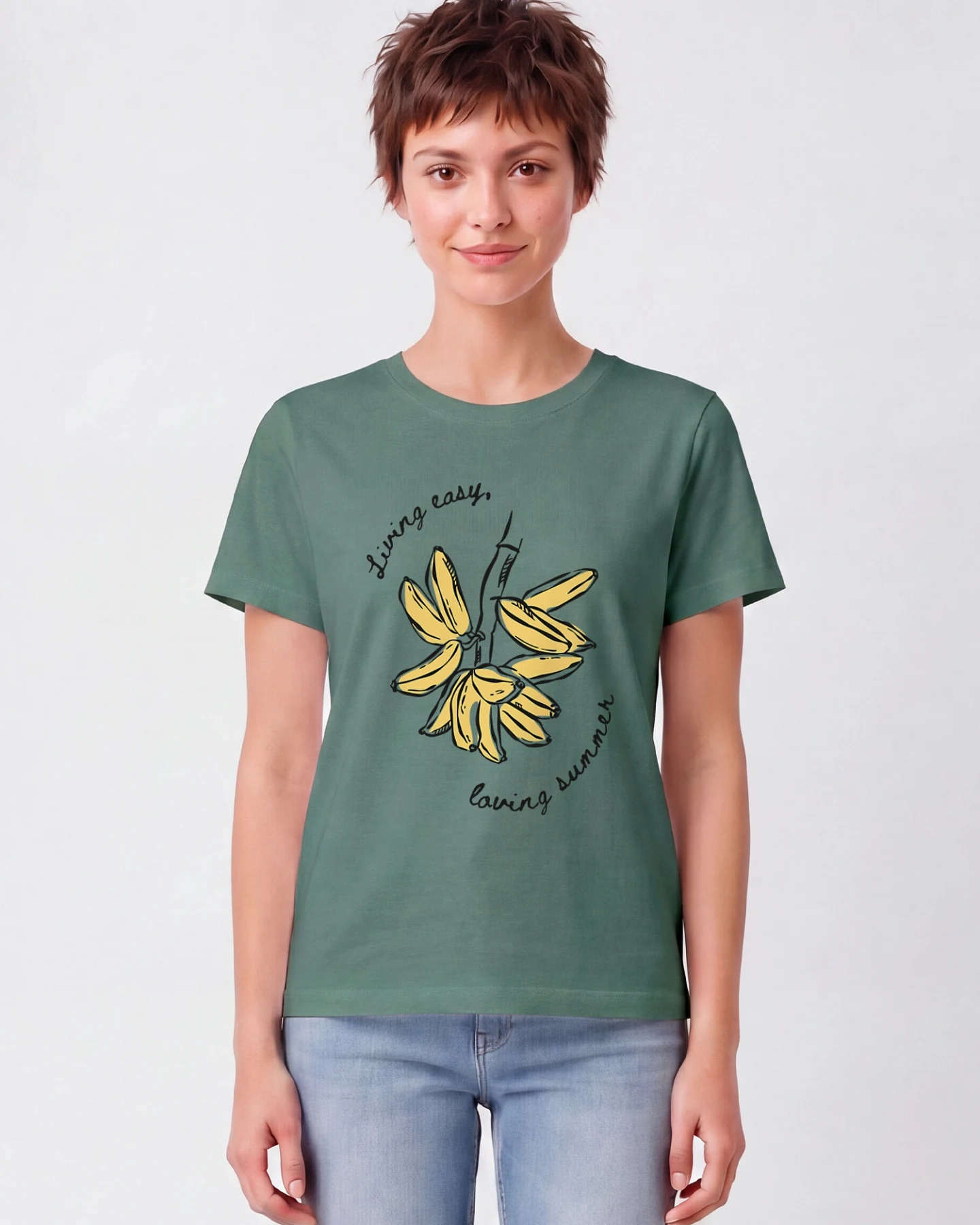 Watapparel T-Shirt Living Easy Loving Summer – Ansicht 2