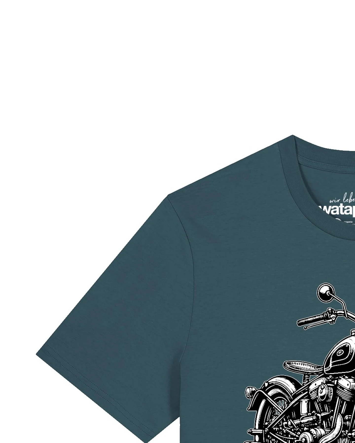 Watapparel T-Shirt Classic Motorrad – Ansicht 3