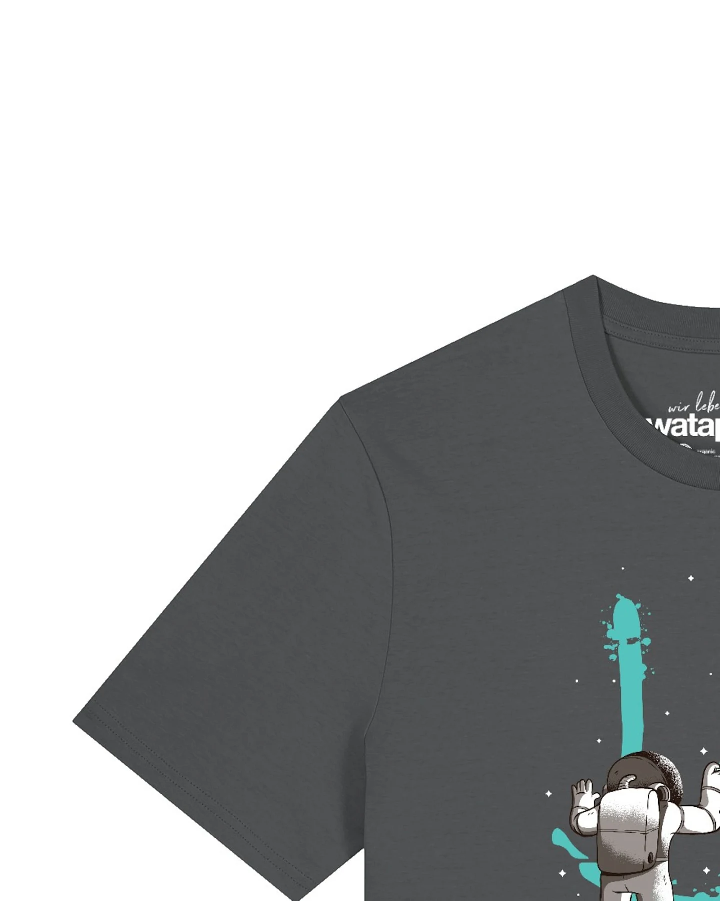 Watapparel T-Shirt Graffiti Astronaut – Ansicht 3